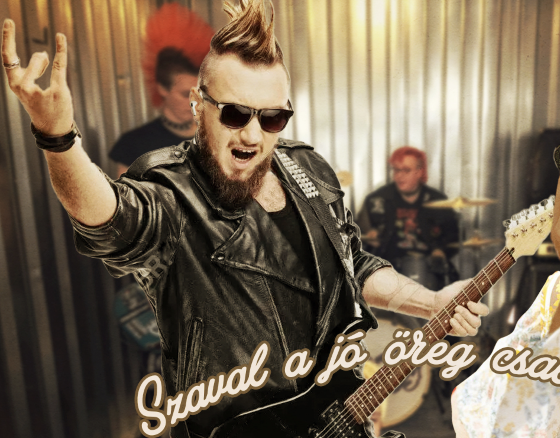 Szaval a jó öreg csallóközi: Köröszmama intízzën be Lakomáro!