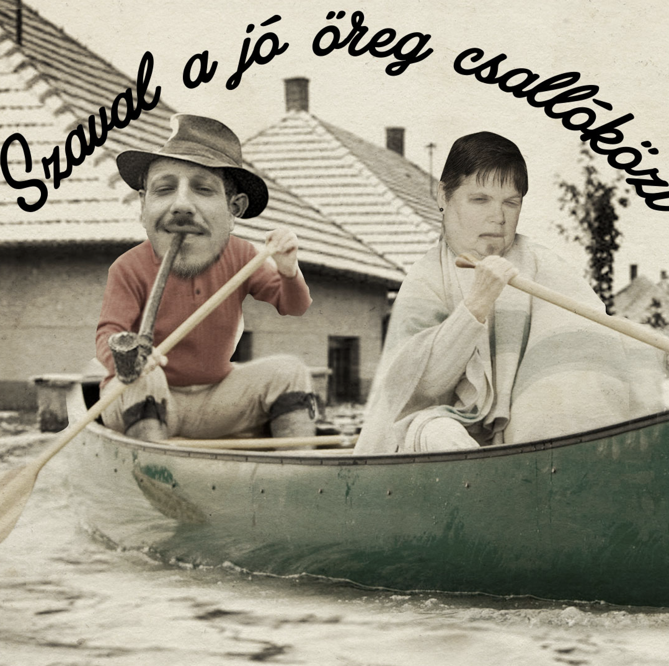 Szaval a jó öreg csallóközi: Ladikászunk a faluba