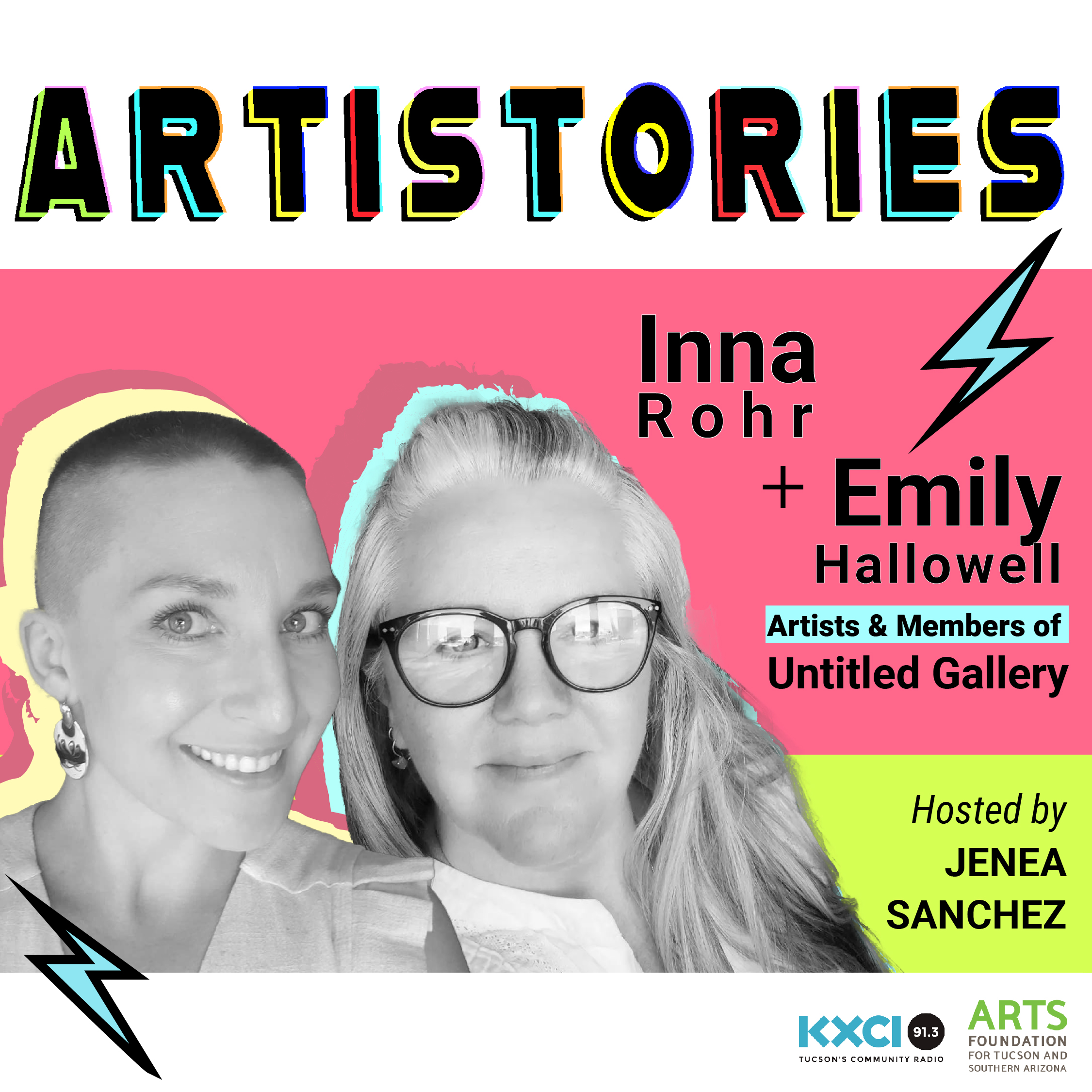 Inna Rohr and Emily Hallowell - Artists and Members of Untitled Gallery
