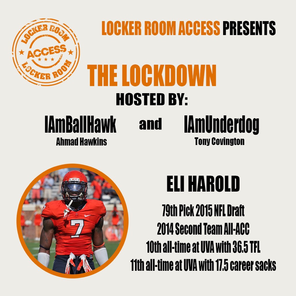 Eli Harold on The Lockdown with TCov & Hawk. Being the top Defensive end, drafted and playing  with Colin Kaepernick .