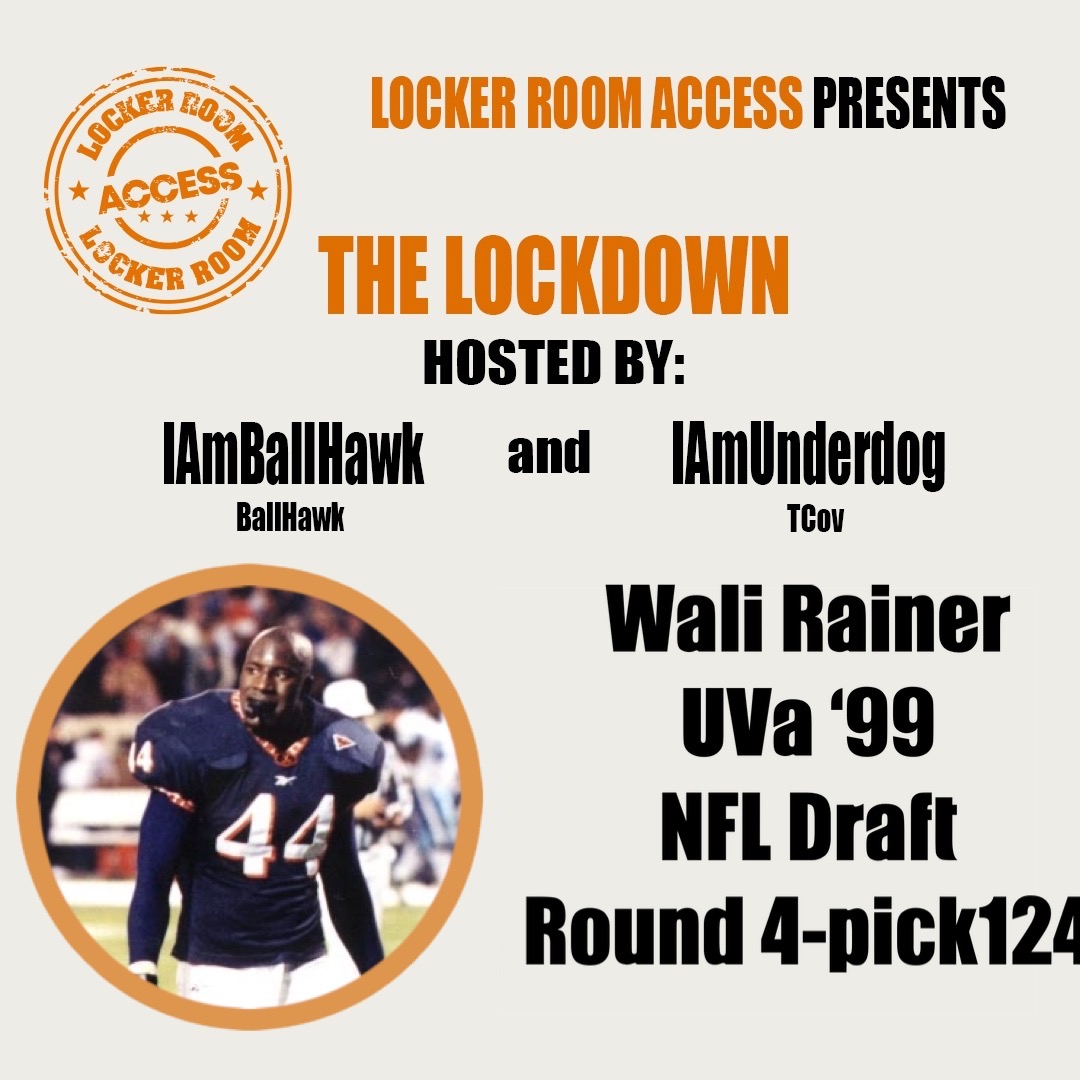 Wali Rainer on his first practice, time at UVA, his  Architecture degree, NFL and helping the youth.