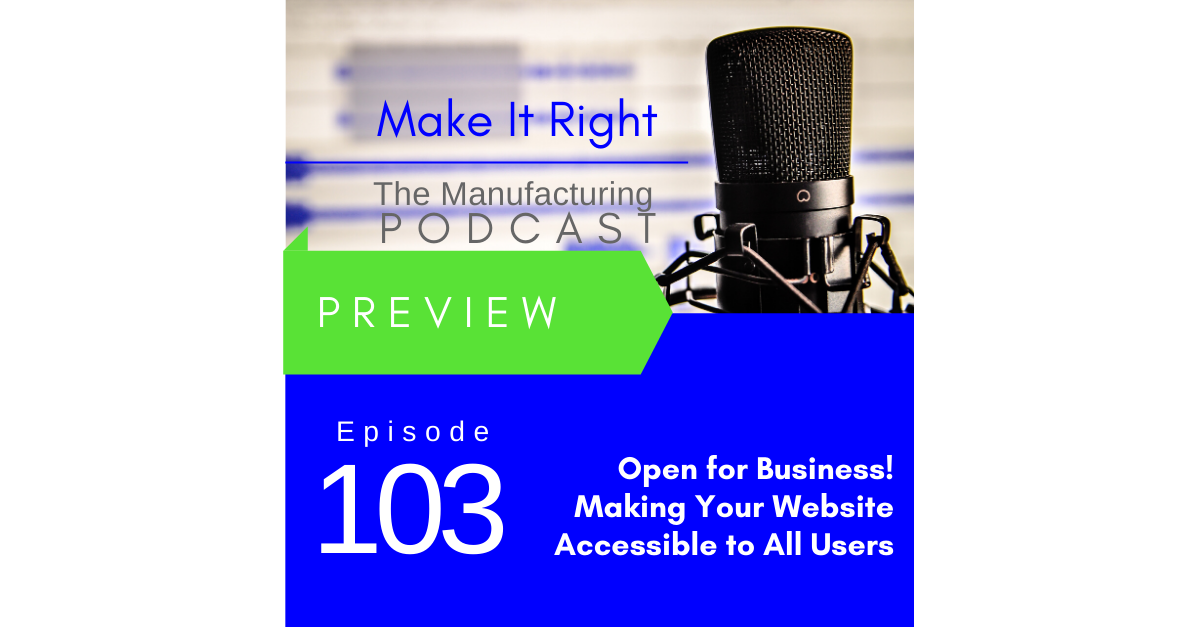 Promo 103: Open for Business! Making Your Website Accessible to All Users