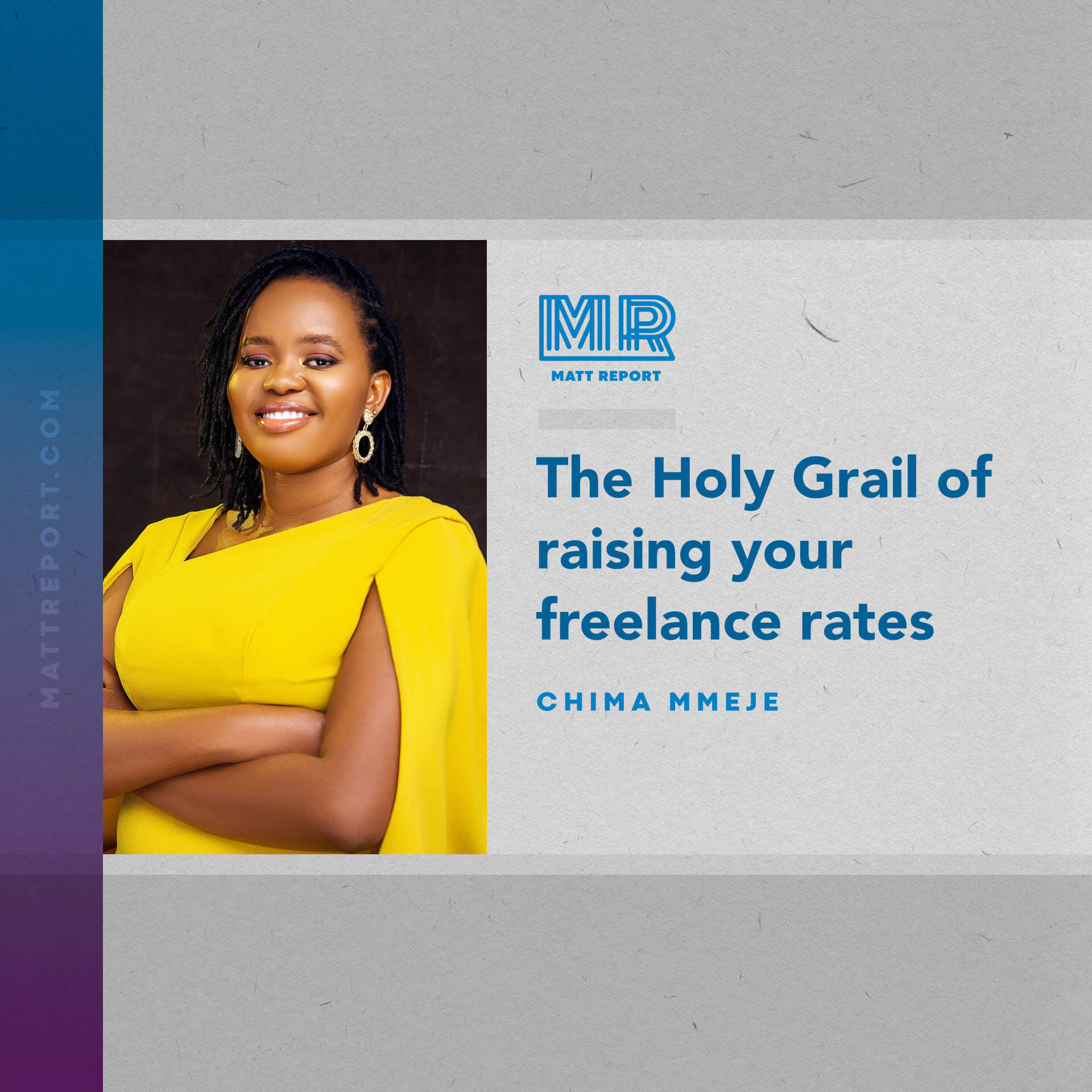 Raising your freelance rates w/ Chima Mmeje