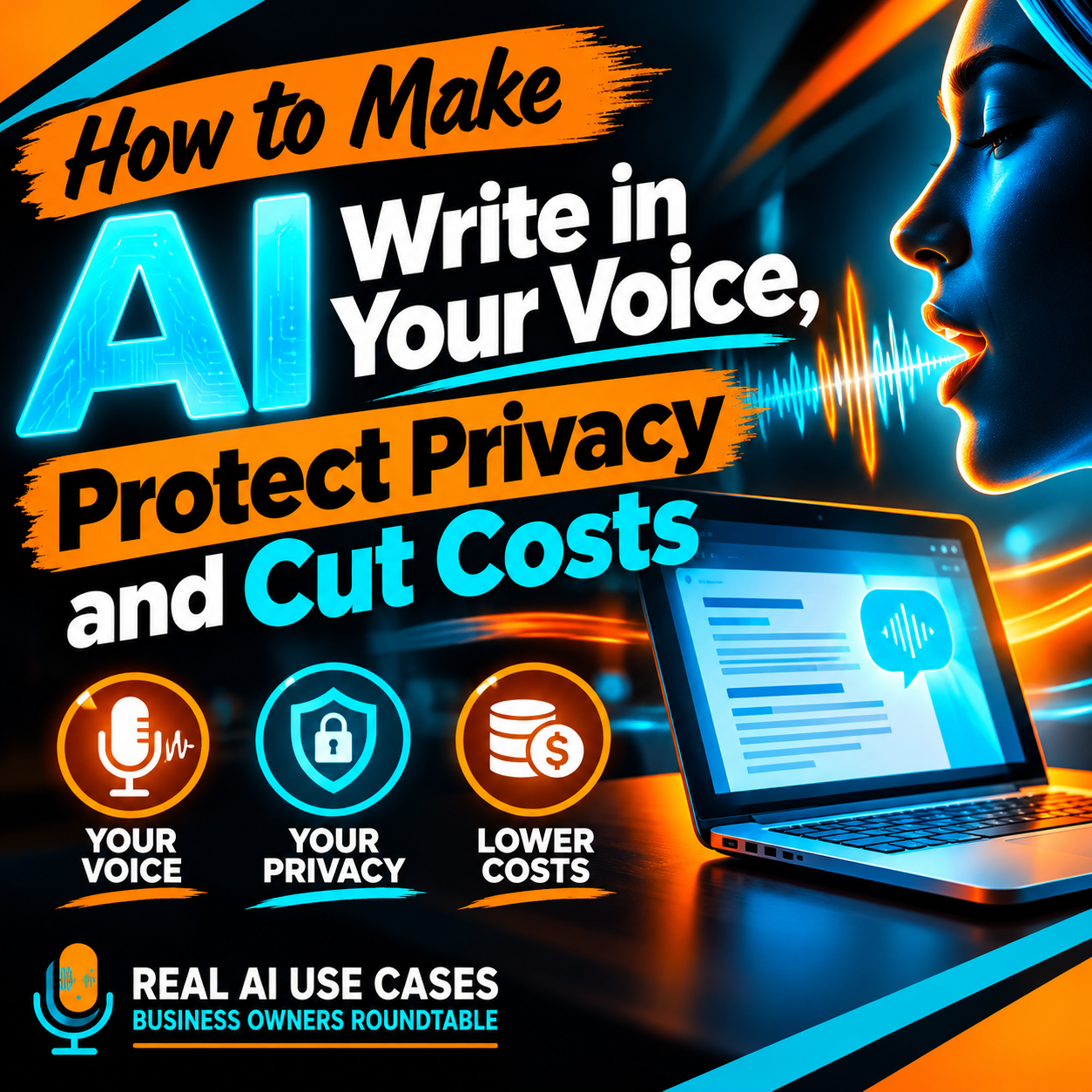 How to Make AI Write in Your Voice, Protect Privacy and Cut Costs