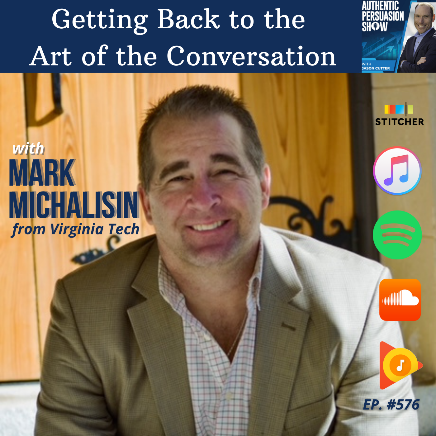 [571] Getting Back to the Art of the Conversation, with Mark Michalisin from Virginia Tech