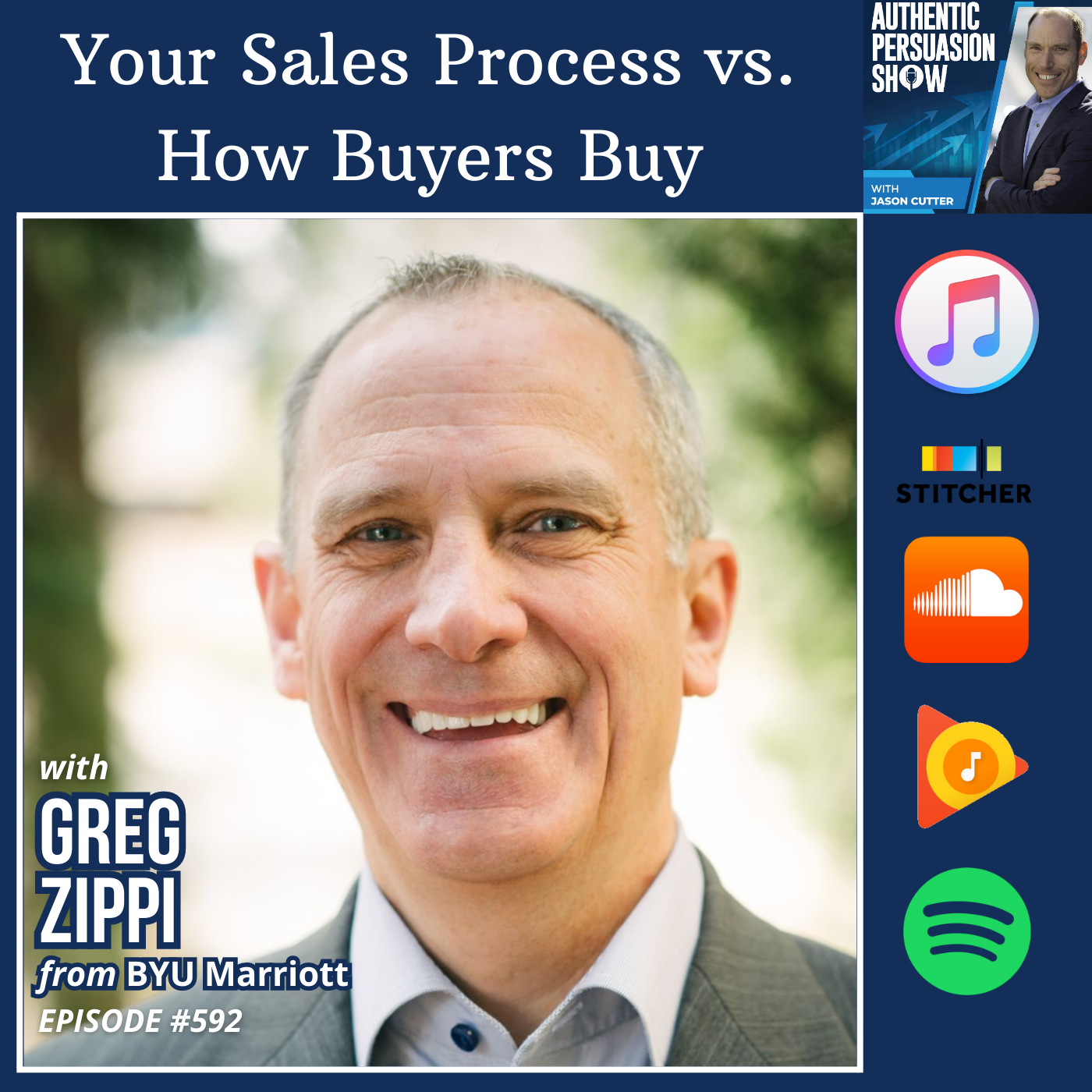 [592] Your Sales Process Versus How Buyers Buy, with Greg Zippi from BYU