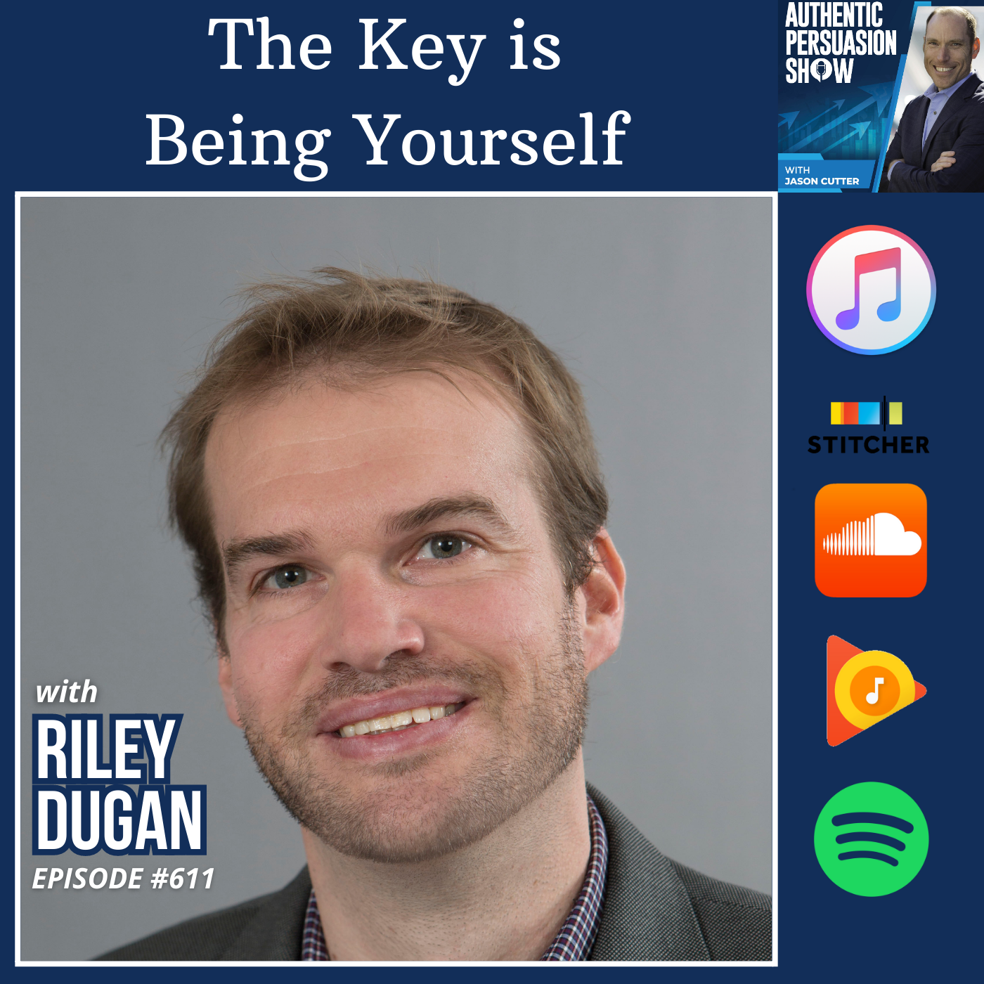 [611] The Key is Being Yourself, with Dr. Riley Dugan from the University of Dayton