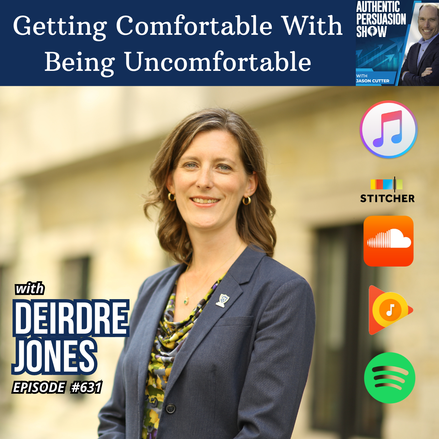 [631] Getting Comfortable With Being Uncomfortable, with Deirdre Jones from University of Toledo
