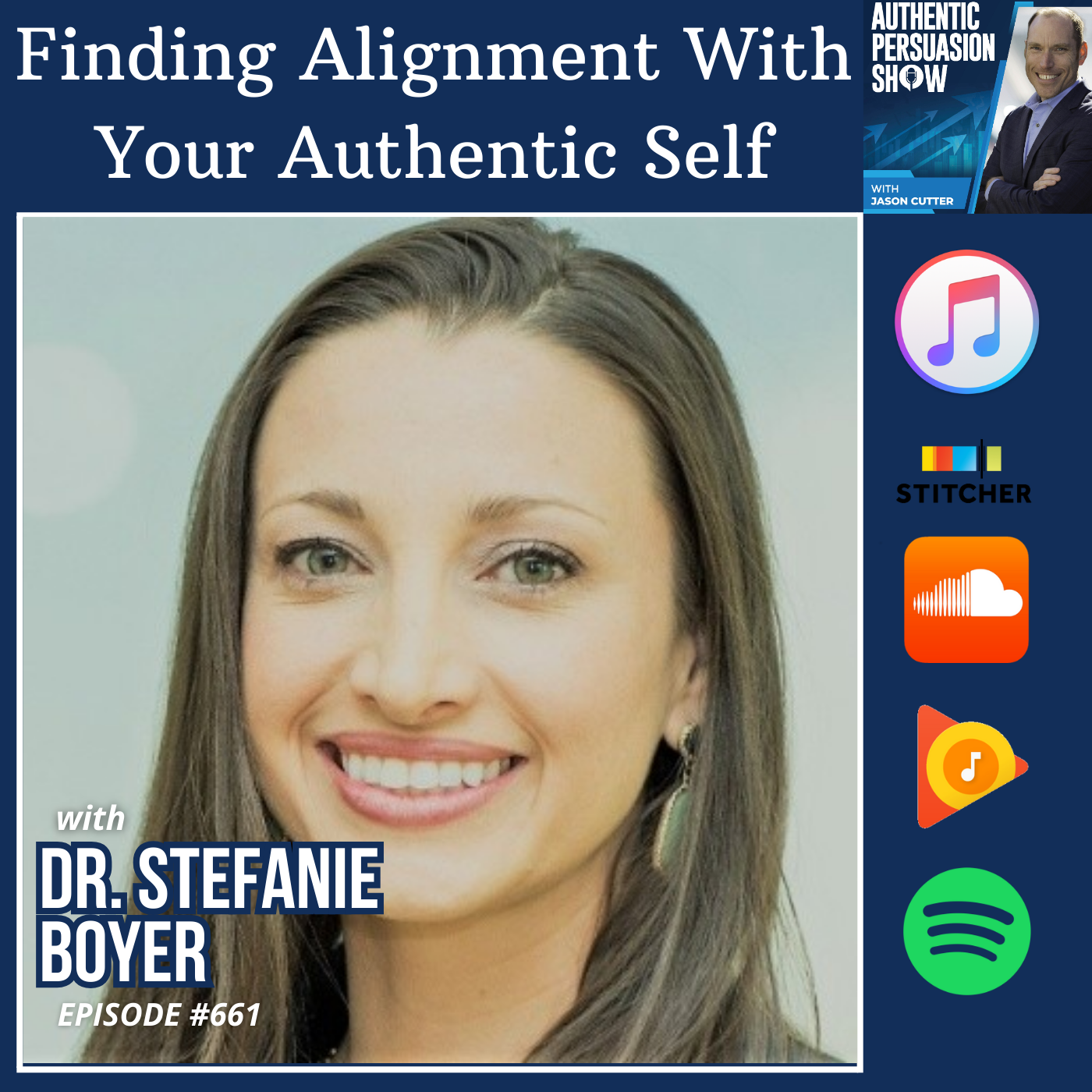 [661] Finding Alignment With Your Authentic Self, with Dr. Stefanie Boyer from Bryant University