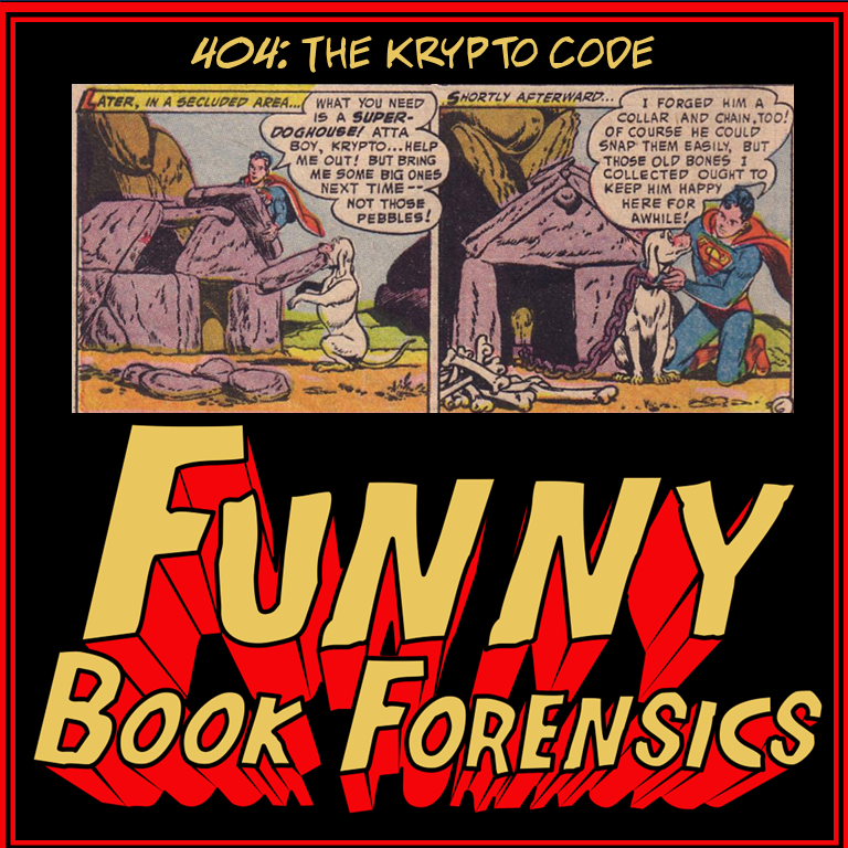 Funny Book Forensics 404 The Krypto Code