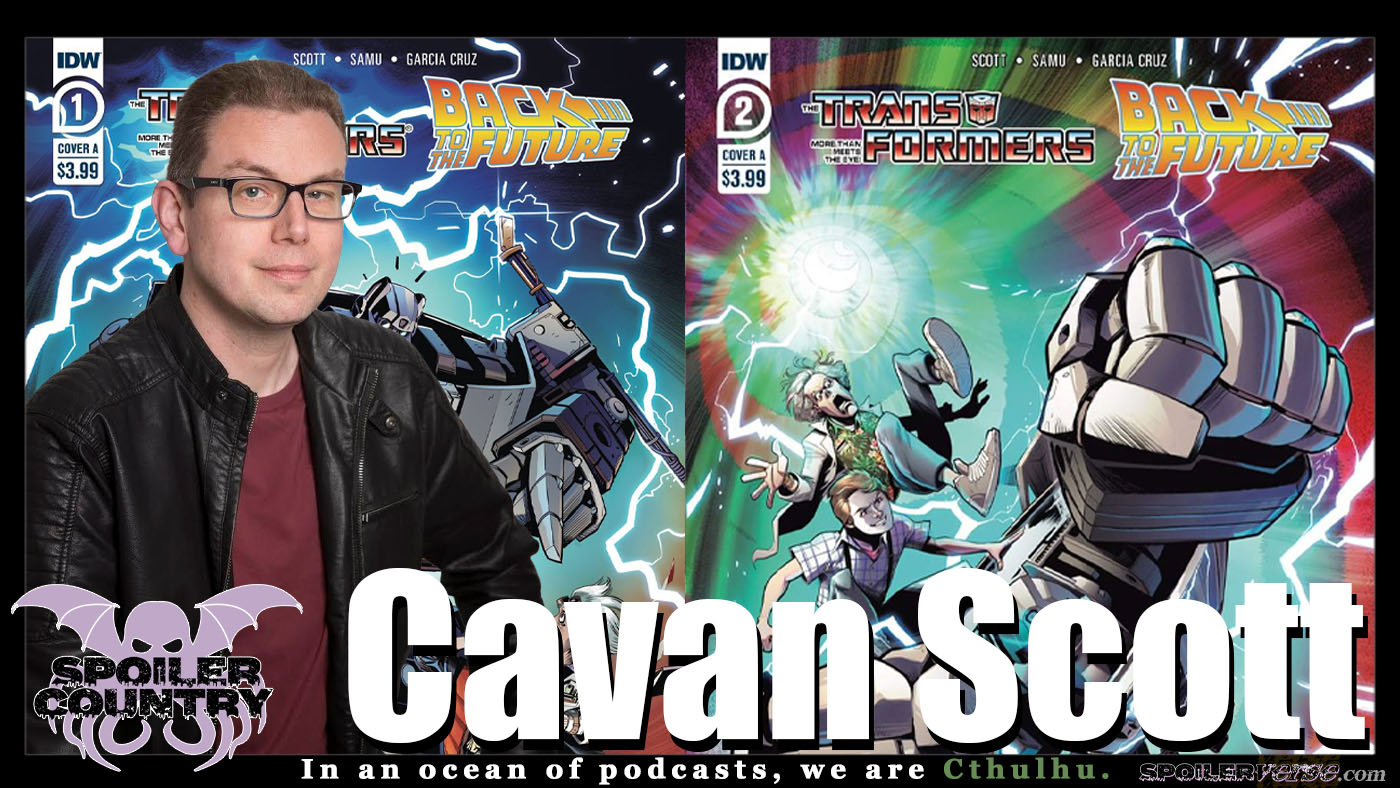 Cavan Scott - Transformers/Back To The Future! from IDW!