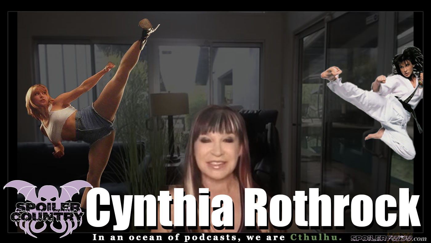 Martial Arts master and action movie star Cynthia Rothrock!