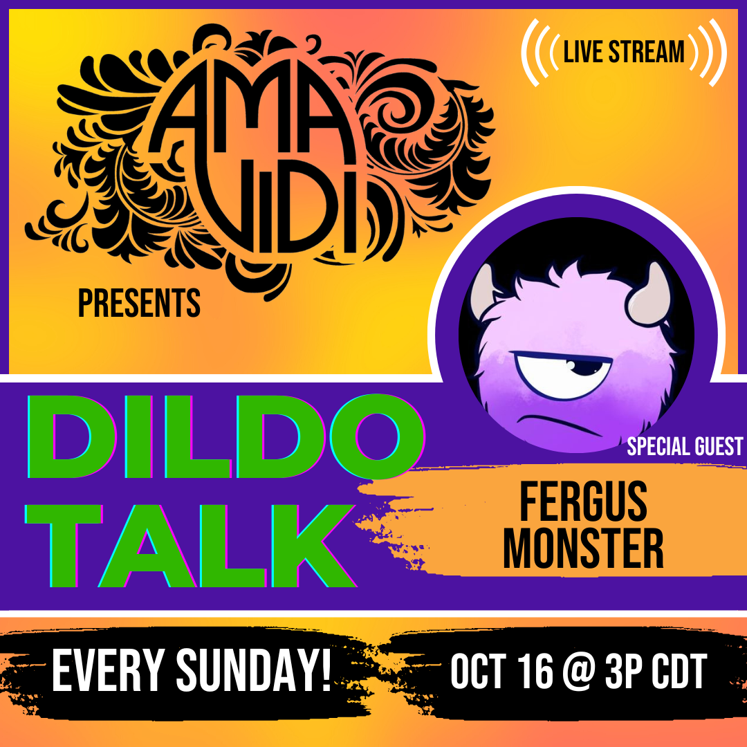"I've Never Interviewed a Monster Before" - Fergus Monster from Monster Smash Studio Joins the Live Stream! - Dildo Talk 20