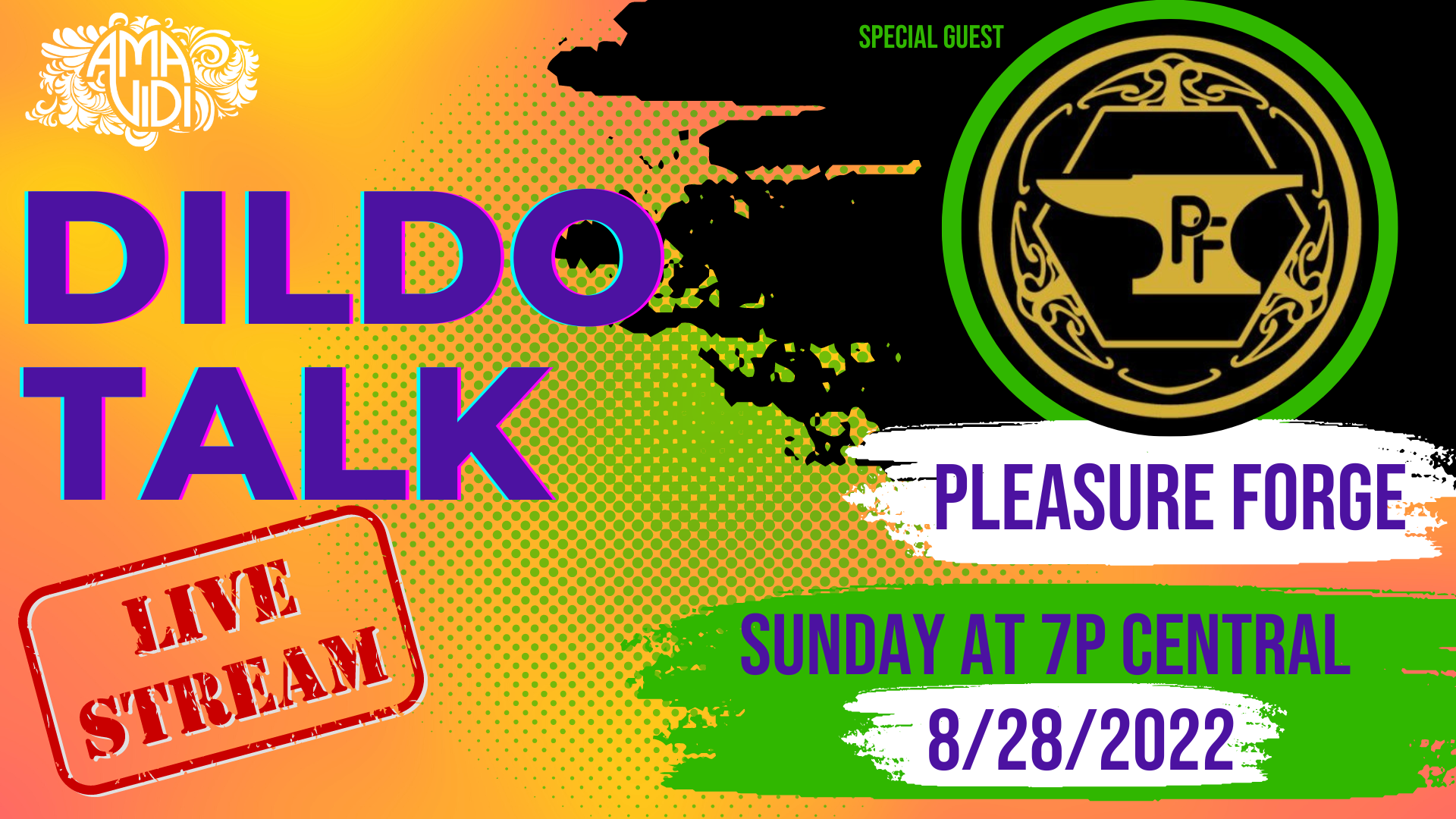 PleasureForge’s Goblin King (Kristen) is with Us Tonight – Dildo Talk LIVE