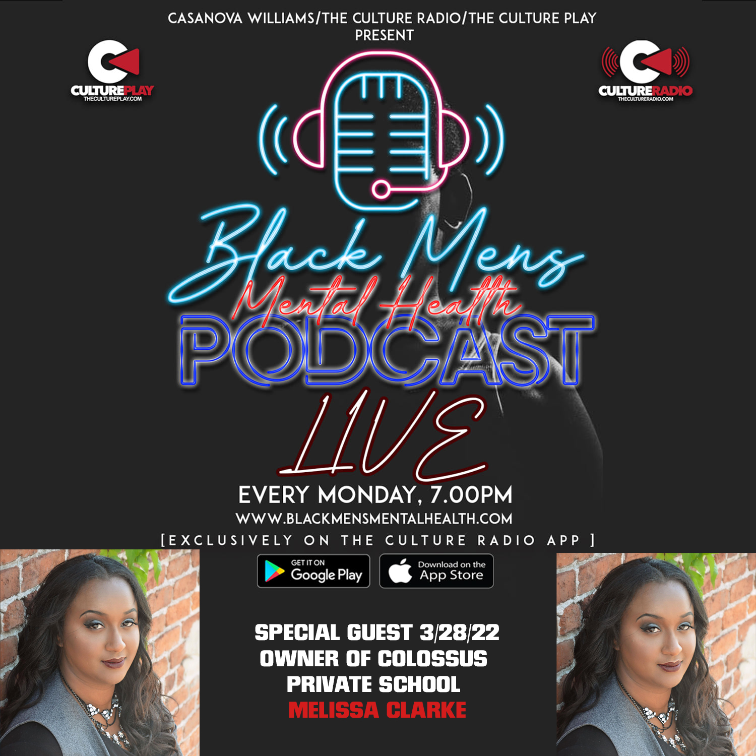Black Men's Mental Health LIVE - Guest Melissa Clarke