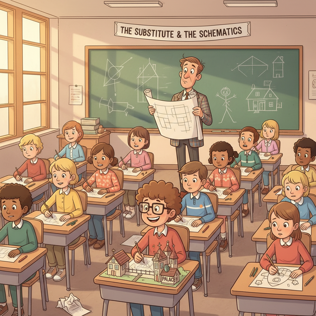 The Substitute Who Wanted Blueprints