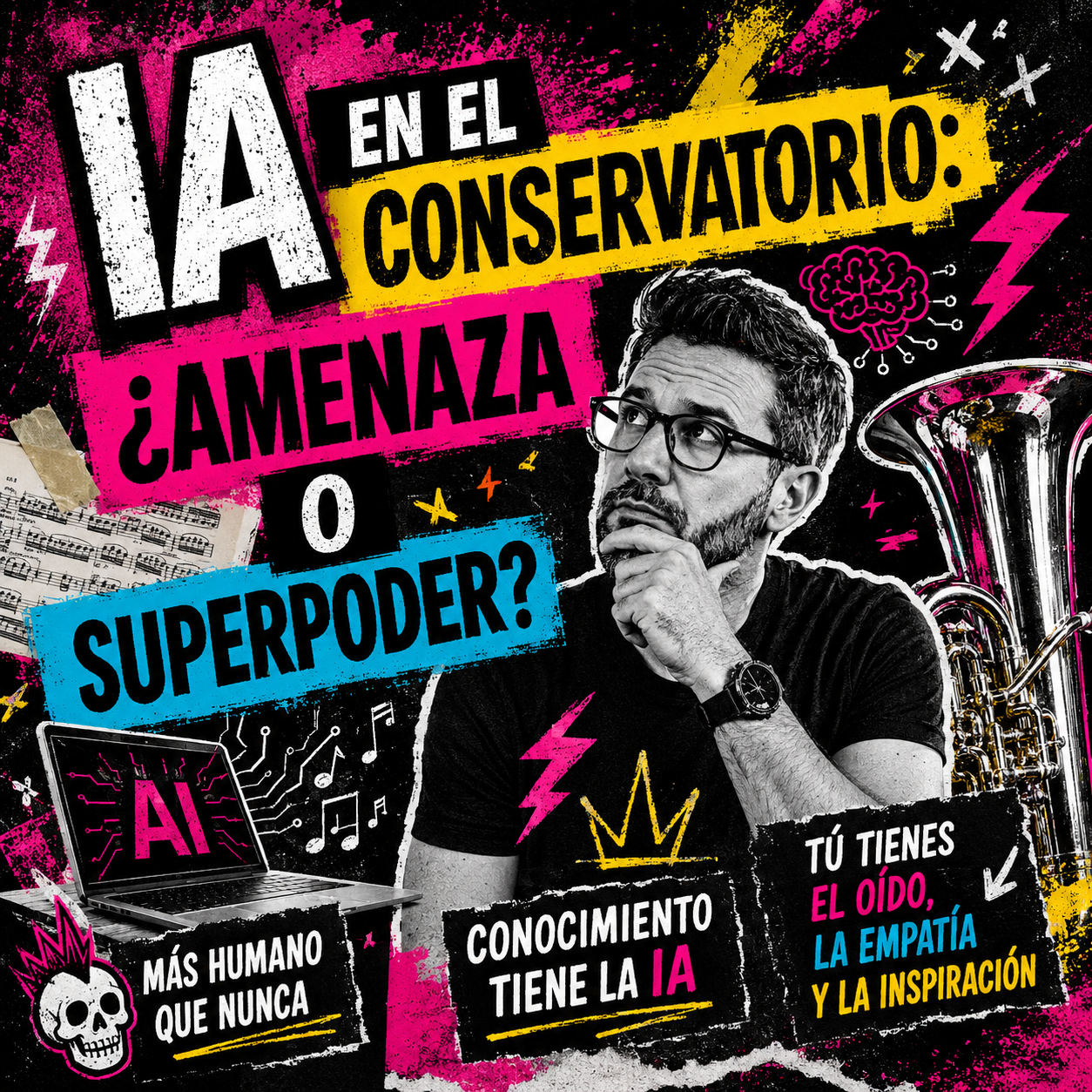 423. IA en el conservatorio ¿Amenaza o superpoder?