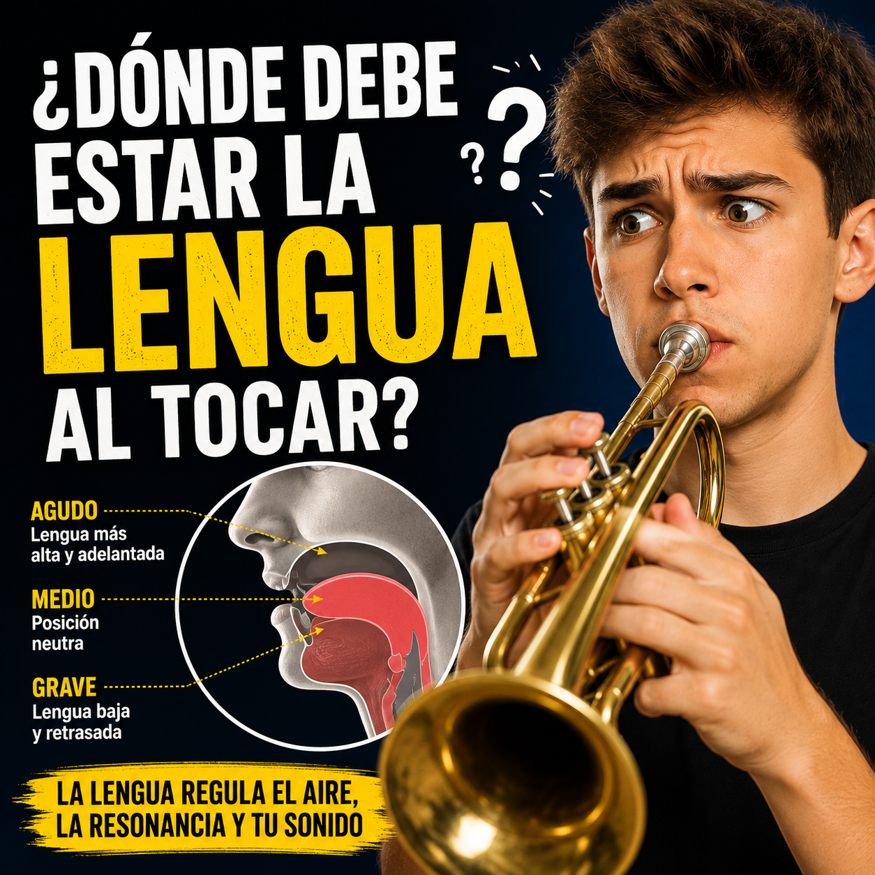428. Dónde colocar la lengua al tocar