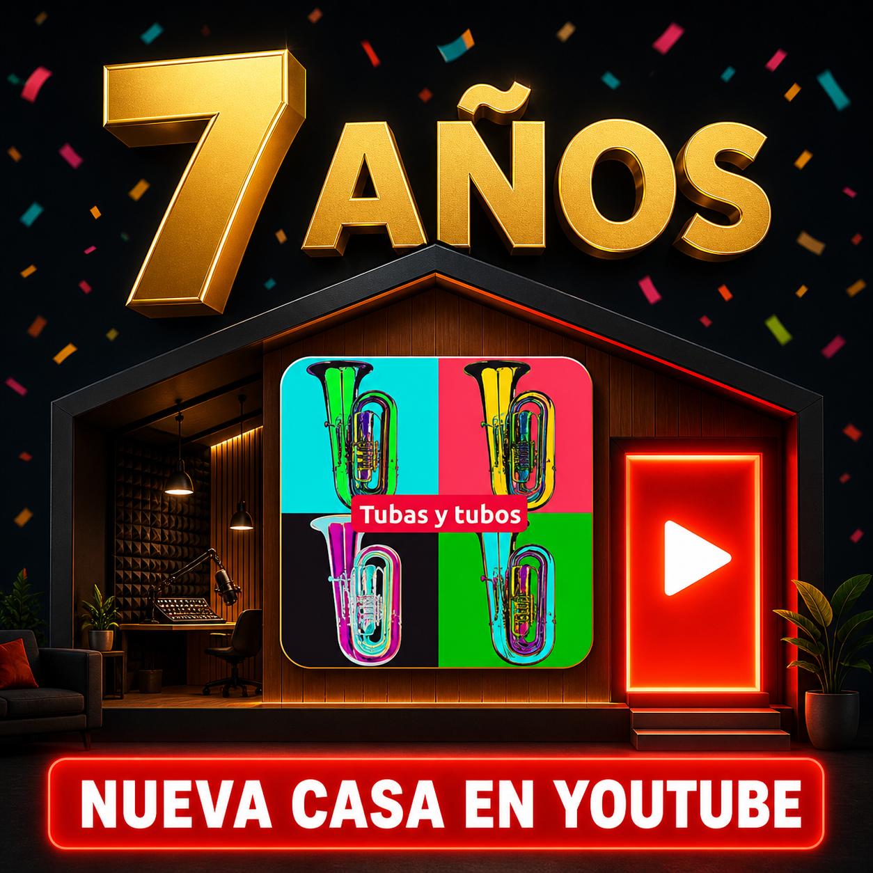 434. Tubas y Tubos estrena nueva casa / 7 años de podcast