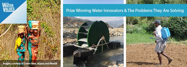 Prize Winning Water Innovators & The Problems They Are Solving